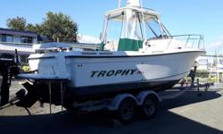 Just in M&P Nanaimo 2352 TROPHY HARD TOP
FULLY LOADED just bring your rods and anchovies
FEATURES
* 2008 Trophy Hard Top
* MerCruiser 5.0 L 260 HP only 330 Hours
* Enclosed Cooling System
* Cabin Heater off Motor
* Power Anchor Windlass ( Lewmar )
*