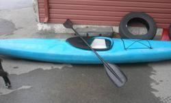 kayak, from canadian tire, with paddle and shroud, $150.00, call after 400pm, 3951815