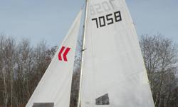 Beautiful sailing and racing! Solid hull, excellent sails (main & jib), includes older spinnaker, new turtle, all rigging needed for racing spin & trapeze. Steel beach dolly also included in sale. Serious inquires only.