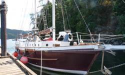 $20,000 - located in the Gulf Islands BC
45' Top Sail Schooner. Built in 1960's. LIVE ABOARD. Hot water shower. 4 cylinder diesel. Sleeps 6 - Aft double bedroom. Two diesel heaters. Hull construction: framed with yellow cedar, planking fir, covered with