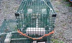 10 lobster traps bought new this season traps are 40 inches long paid $72.00 each will sell for $35.00 each