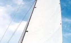 Mainsail, by Fogh, very good condition, 2 Reef points, Luff 26'5",  Foot 9' . This sail was on a J-24 asking $250   call 289-407-7631