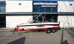 2010 Malibu Response lx (300 hours)
-330 hp Indmar LCR engine
-Malibu speed control
-Pull up cleats
-Ariel wake tower
-Snap on bow cover
-Auto set Wedge
-Mooring cover
-Flush kit
-Water cooled shaft seal
-Sound pack 1
-BoatMate tandem axle trailer with