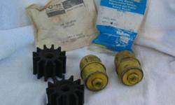 Here we have to offer a selection of New in the box and some out of the box Vintage Marine Motor Parts
2 Sherwood Brass Impellars out of package $5 each
1 Onan 131-0160 Impellar in package $5
2 Chrysler Fuel Filters 3675330 out of package $5 each
1 Jabsco