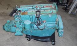 Chrysler Marine Engine Complete and running Must see.