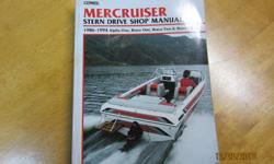Mercruiser Drive Shop Manual 1986/1994
covers.
Alpha one, Bravo one , Bravo two and Bravo three.
Everything you need to know.