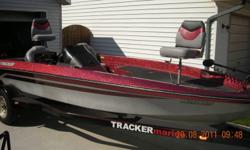 1989 BASS TRACKER 1800 TF
 
THIS 18 FOOT BASS BOAT IS IN AMAZING CONDITION AND YOU WONT FIND A BETTER BOAT FOR THE COTTAGE OR A DAY ON THE WATER CATCHIN FISH. BOAT HAS A 90 HORSEPOWER JOHNSON ON THE BACK AND A MINN KOTA TROLLING MOTOR ON THE FRONT WHICH
