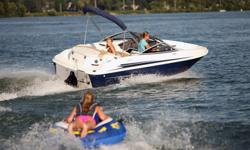 The 2012 Larson?s are in!
This 17 foot fiberglass boat is an exceptional value for those who want to get the most smiles per dollar. Tubing, skiing, relaxing and enjoying the water, this boat does it all. Built with Larson?s reliable and smooth riding VEC