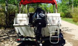 2010 Princecraft Ventura 222, Mercury 200HP Optimax outboard, 4 blade stainless prop, only 74 hours of running time,power steering,stainless ski bar, ladder,automatic bilge pump,live well and fishfinder, stereo, pedestal table and chairs, porta potty