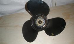 14 X 11 by Michigan Wheel Marine, bought new for USD 160 as spare for Honda 90 outboard. Not used.