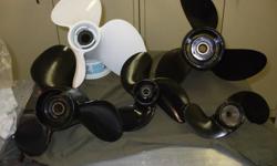 Propellers priced from $20.00 to $70.00 all are great condition. Propellers came off of the following: 140 hp OMC inboard, 55 hp. Evinrude outboard, 35 hp. Johnson outboard, 7 1/2 hp. Mercury outboard, 3 hp Johnson outboard. Call Mell in Jaffray B.C. at