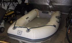 9 ft inflatible Quicksilver raft
rated for 10 HP motor
$500 or best offer