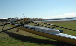 Make an offer on this mint condition (less than 2 hours) rowing scull from Little River Marine in Florida.  Converts easily from double to single rower.  Two sets of carbon fiber oars included.  Contact Brian at 403-348-1233 for more details and photos.