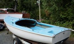 19 ft oday sailing dinghy complete with all sails and trailer