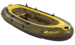 Sevylor Fish Hunter inflatable, Minn Kota 40 electric motor, deep cell battery, oars, fishing vest life jacket, anchor, safety kit, electric air pump, hard bottom, and carry bin - all for $1500. OBO - everything you need to get fishing and or hunting this