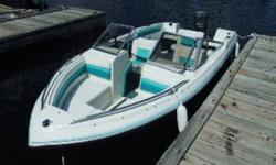 17' Bow Rider with EZ Load Trailer.
 
Hummingbird Wide Eye T- Fish Finder.
 
2 Adult ($150) PFD's with 3 youths PFD's.
 
2 Propellers
 
All Saftey equipment
 
115 Mariner 2 Stroke- Excellent condition
 
Already winterized.
 
Make a reasonable offer, as I