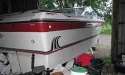 This boat is in great condition. 1991, mach 3 starcraft with trailer. The cabin is very clean, lots of room. $4500 OBO or will trade for smaller boat with 100+ hp. Just looking for something to go tubing and skiing with. Want it to be gone before the snow