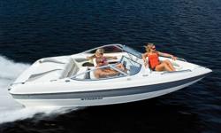 3.0L Mercruiser 135hp
full canvas, sport bimini top
two adjustable buckets with a full-width rear lounge and sunpad.
fixed trim tabs
185Lx bowrider is like a Swiss Army Knife; it's compact but packed full of features seldom seen in a package this size.