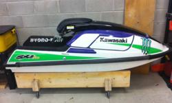 Kawasaki stand up jet ski! Great condition, nimble and fast! This is the pro model, rare ski! Hydo turf, recently rebuilt motor, aftermarket bars, bilge, Runs perfect! $3000 sorry, no trailer.
This ad was posted with the Kijiji Classifieds app.