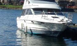 Very sleek looking Bayliner model 2958- this is one of the best layouts out there. It sleeps 5 with shower and kitchen area. Command bridge. Very good boat and all service records have been kept meticulously.
If you are looking for a great overnight boat
