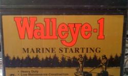 I have a practically brand new walleye 1 marine battery, I used it for a week and no longer need it, lookin for $75 firm, it's in A-1 condition!!!!!!
This ad was posted with the Kijiji Classifieds app.