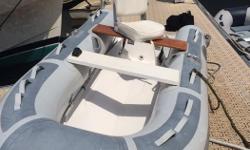 Excellent price reduced from $ 2200 for quick sale
new around 3000
http://www.westmarine.com/buy/west-marine--rib-310-double-floor-rigid-inflatable-boat--15044209
10.3 feet length
In perfect, like new condition, hardly used.
Extra seat with swivel seat