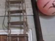 VERY OLD BOAT ROPE LADDER